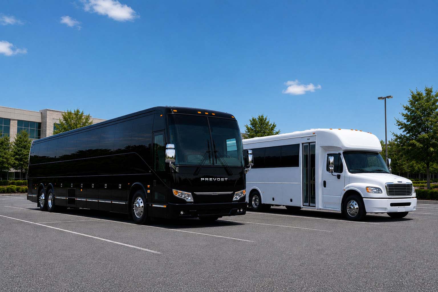 Charter bus rental in Vista, CA